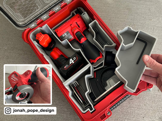 M12 Cutoff Tool Storage For Compact Organizer By Jonah Pope Design