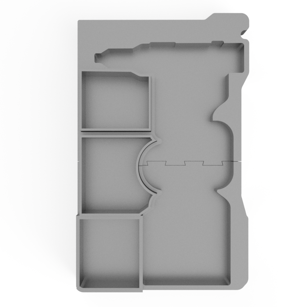 M12 Rivet Tool for Packout Organizer By Stackout3D