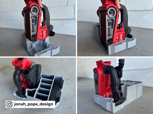 M18 Belt sander insert for Packout Compact Tool Box by Jonah Pope Design