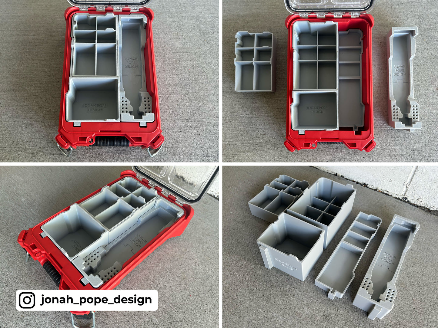M12 Rotary tool (brushless) Insert for Compact Organiser By Jonah Pope Design