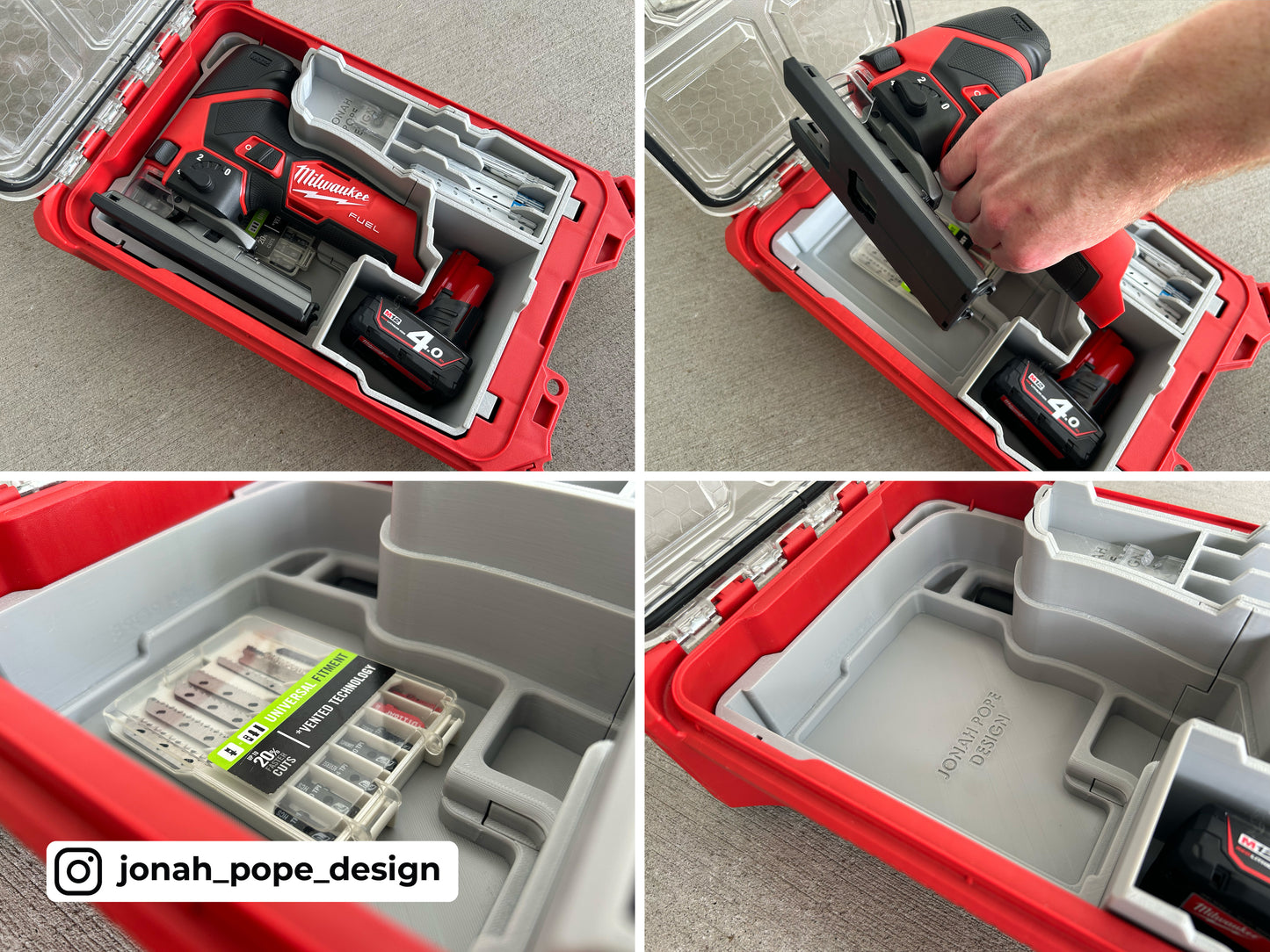 M12 Jigsaw FUEL Insert for Compact Organiser By Jonah Pope Design