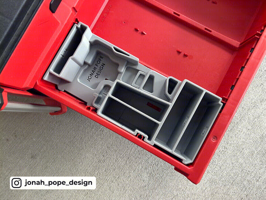 M12 Orbital Detail Sander Drawer insert by Jonah Pope Design