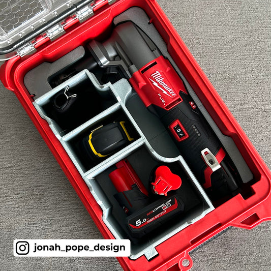 M12 Nibbler Gun Storage Insert for Milwaukee Packout Organiser By Jonah Pope Design