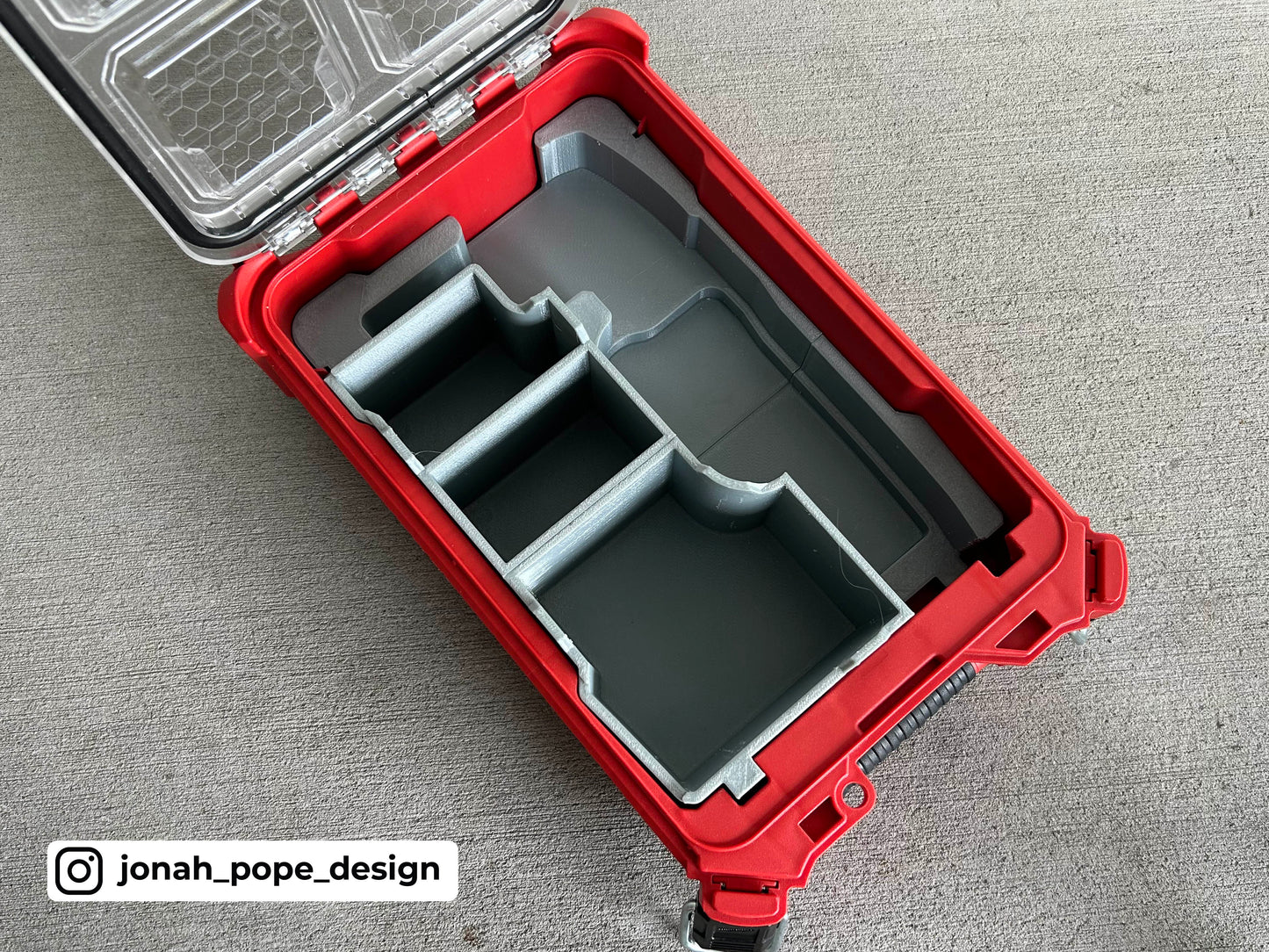 M12 Nibbler Gun Storage Insert for Milwaukee Packout Organiser By Jonah Pope Design