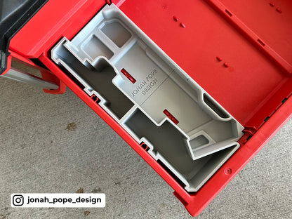 M18 Multi-tool Fuel insert for Milwaukee Packout 2/3 Draw By Jonah Pope Design