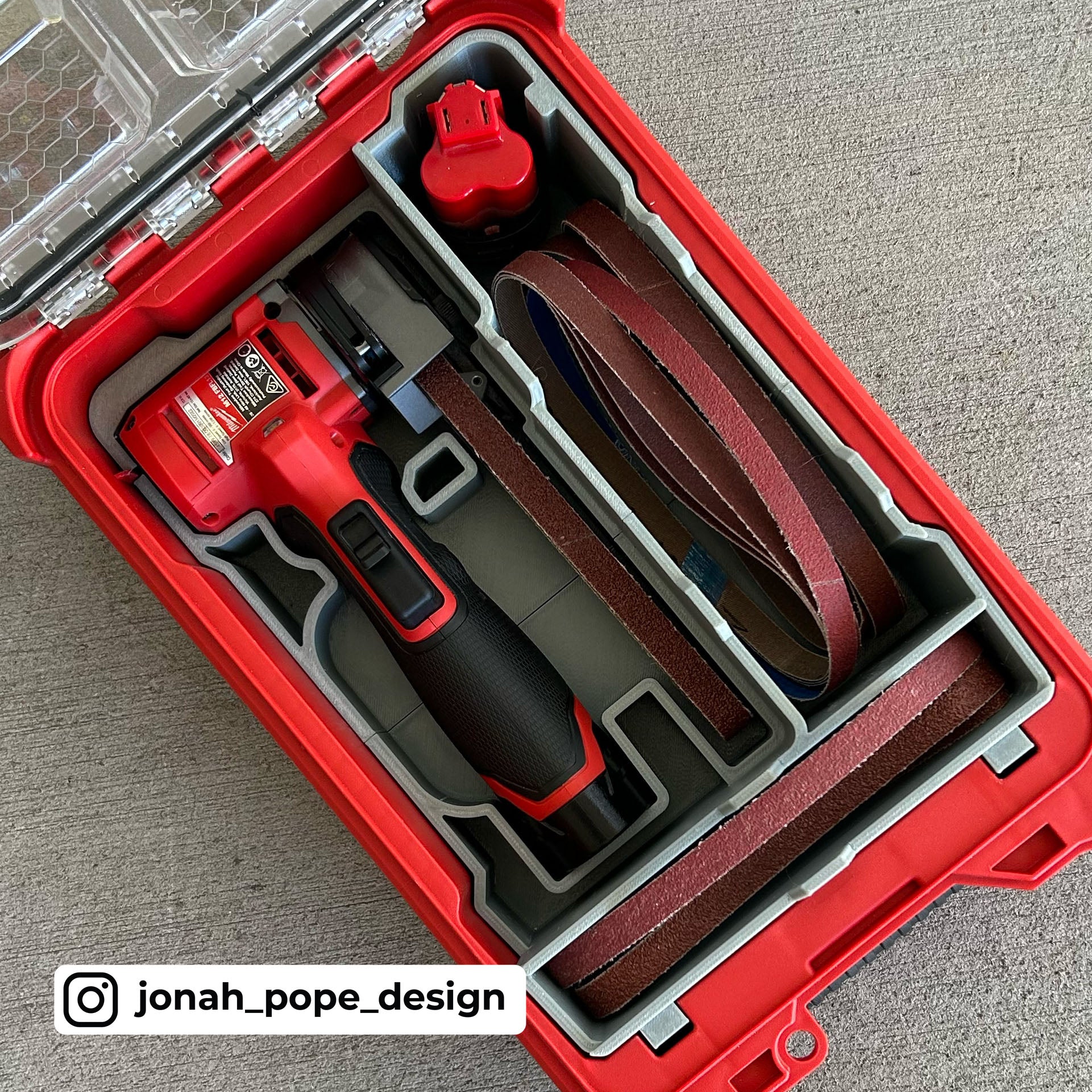 M12 Power File Insert for Compact Organiser By Jonah Pope Design ...