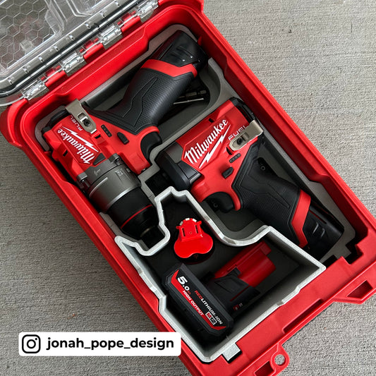 M12 Gen 3 Drill & Impact Insert for Compact Organiser By Jonah Pope Design