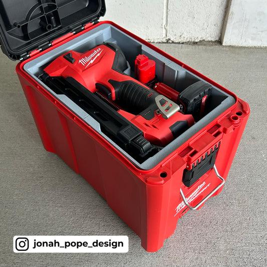 M12 Cable Stapler Insert for Packout Compact Tool Box By Jonah Pope Design