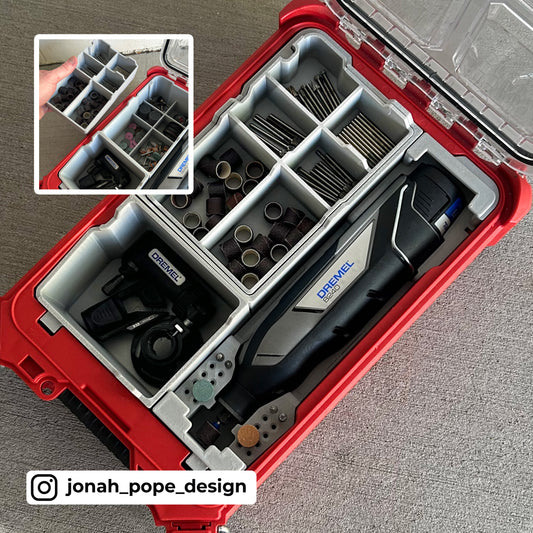 Dremel 8240 insert for Compact Organiser by Jonah Pope Design