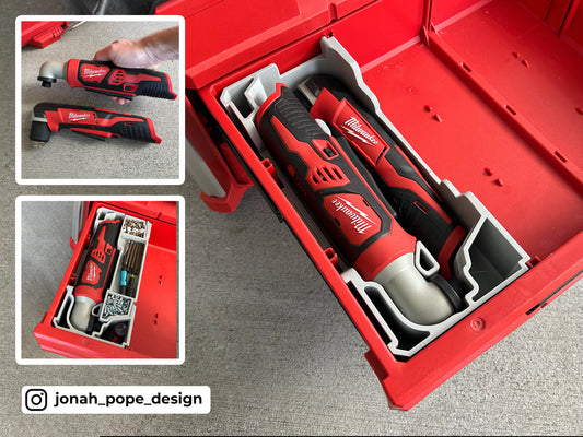 M12 Angle Drill & Impact COMBO for Milwaukee Packout 2/3 Draw By Jonah Pope Design