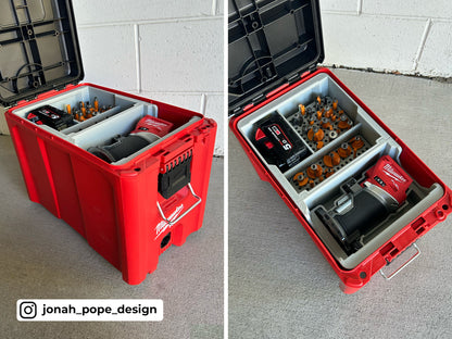 M18 Router Insert for Packout Compact Tool Box By Jonah Pope Design