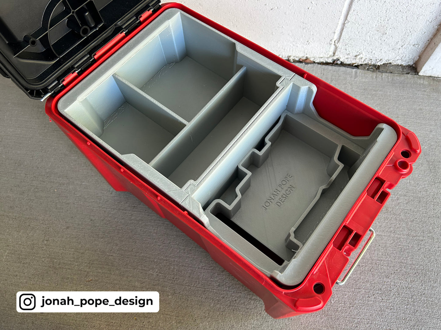 M18 Router Insert for Packout Compact Tool Box By Jonah Pope Design