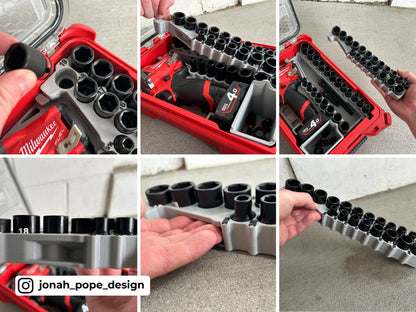 M12 Stubby impact 3/8 Insert for Compact Organiser By Jonah Pope Design