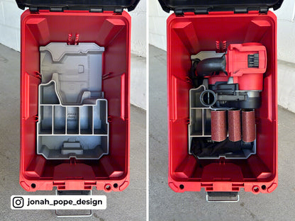 M18 Belt sander insert for Packout Compact Tool Box by Jonah Pope Design