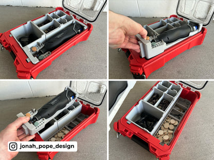 Dremel 8260 insert for Compact Organiser by Jonah Pope Design