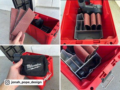 M18 Belt sander insert for Packout Compact Tool Box by Jonah Pope Design