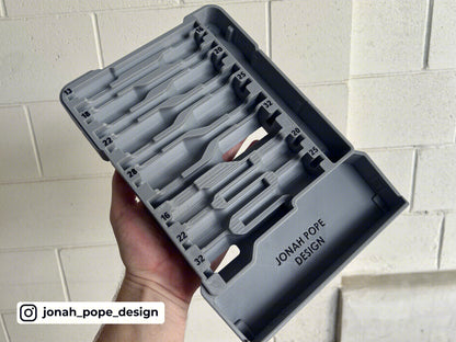 Irwin speedbor set insert for Compact Organiser by Jonah Pope Design