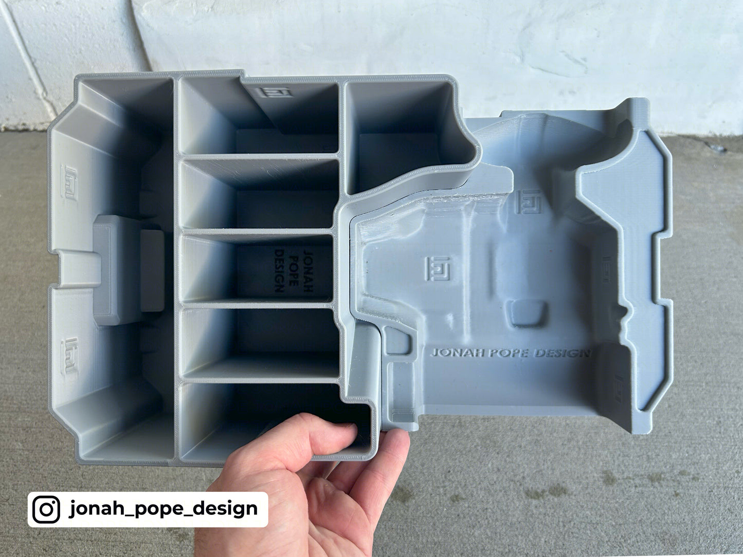 M18 Belt sander insert for Packout Compact Tool Box by Jonah Pope Design