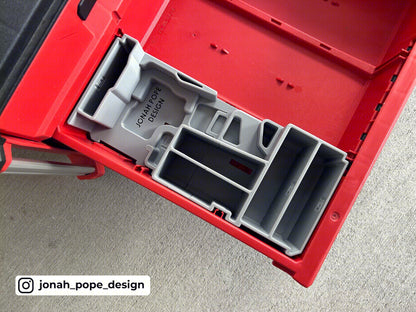 M12 Orbital Detail Sander Drawer insert by Jonah Pope Design