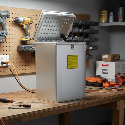 Bat-Safe XL - Charging & Storage Battery Safe Box