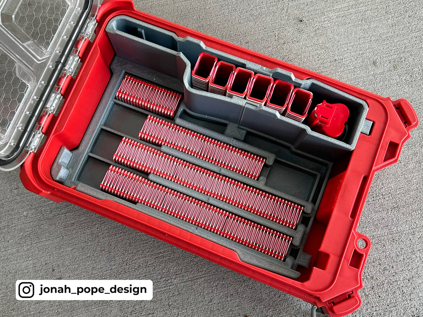 M12 Cable Stapler Compact Organiser
