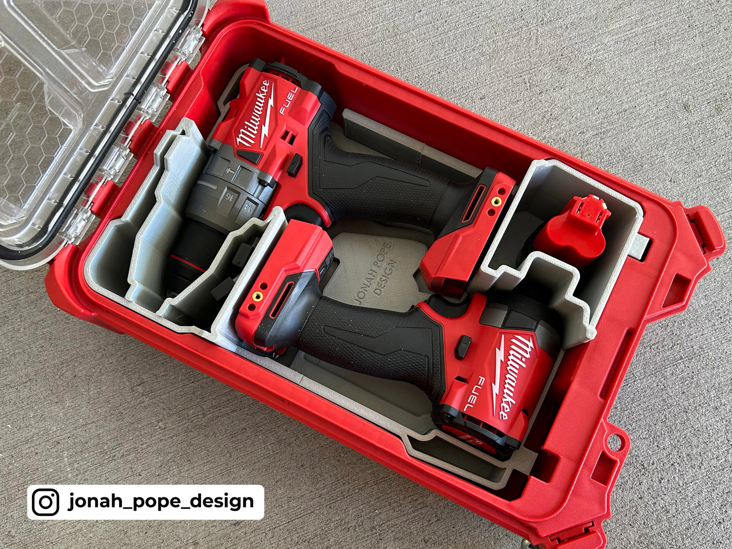 M18 Gen 4 Drill & Impact Organiser By Jonah Pope Design