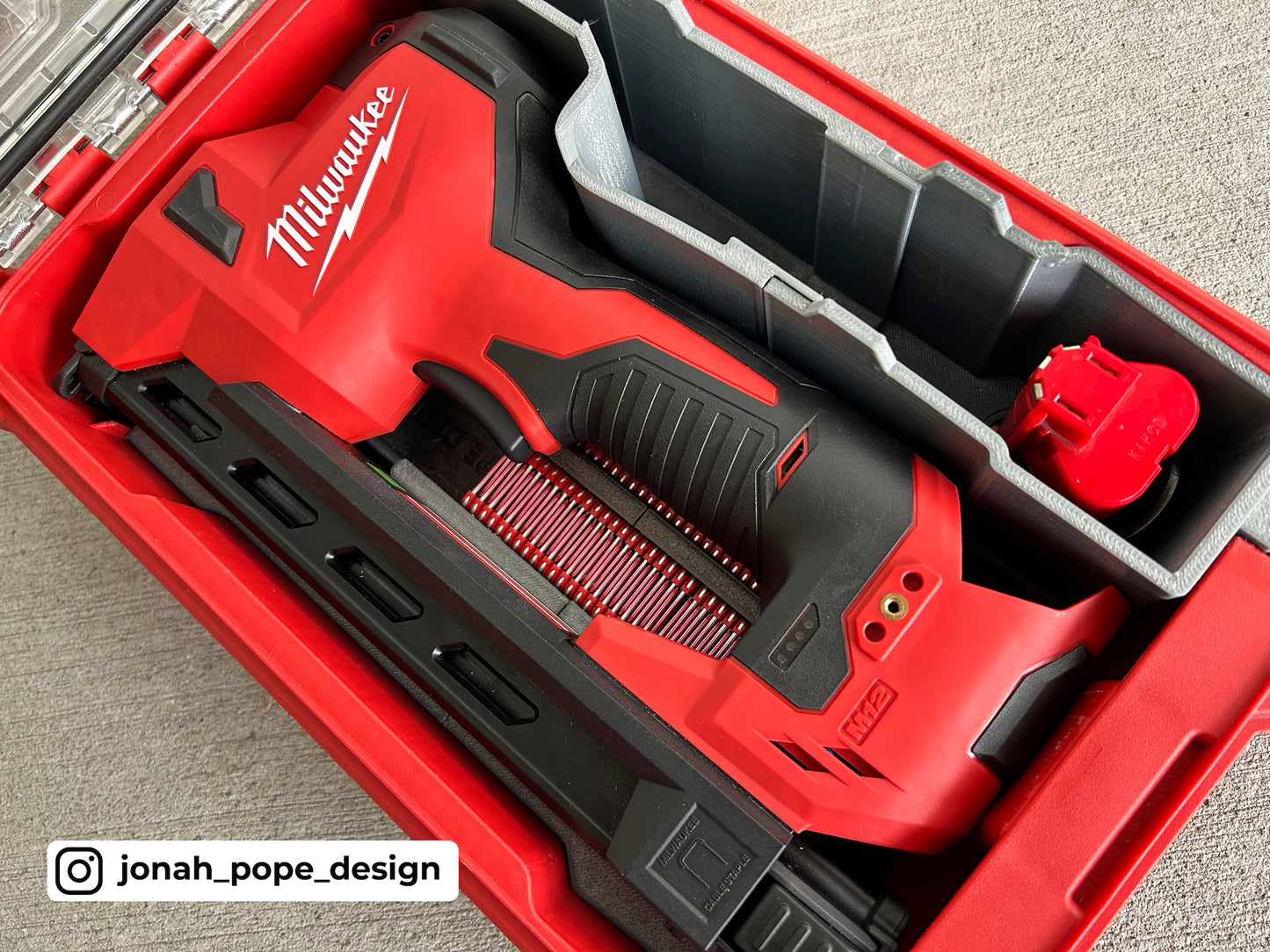 M12 Cable Stapler Compact Organiser