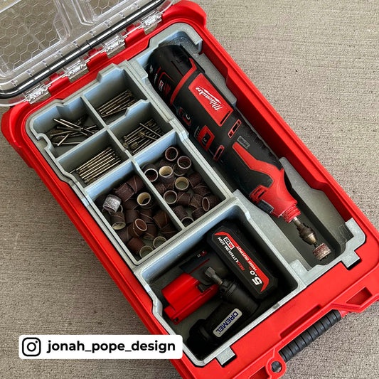 M12 Dremel/Rotary Insert for Compact Organiser By Jonah Pope Design