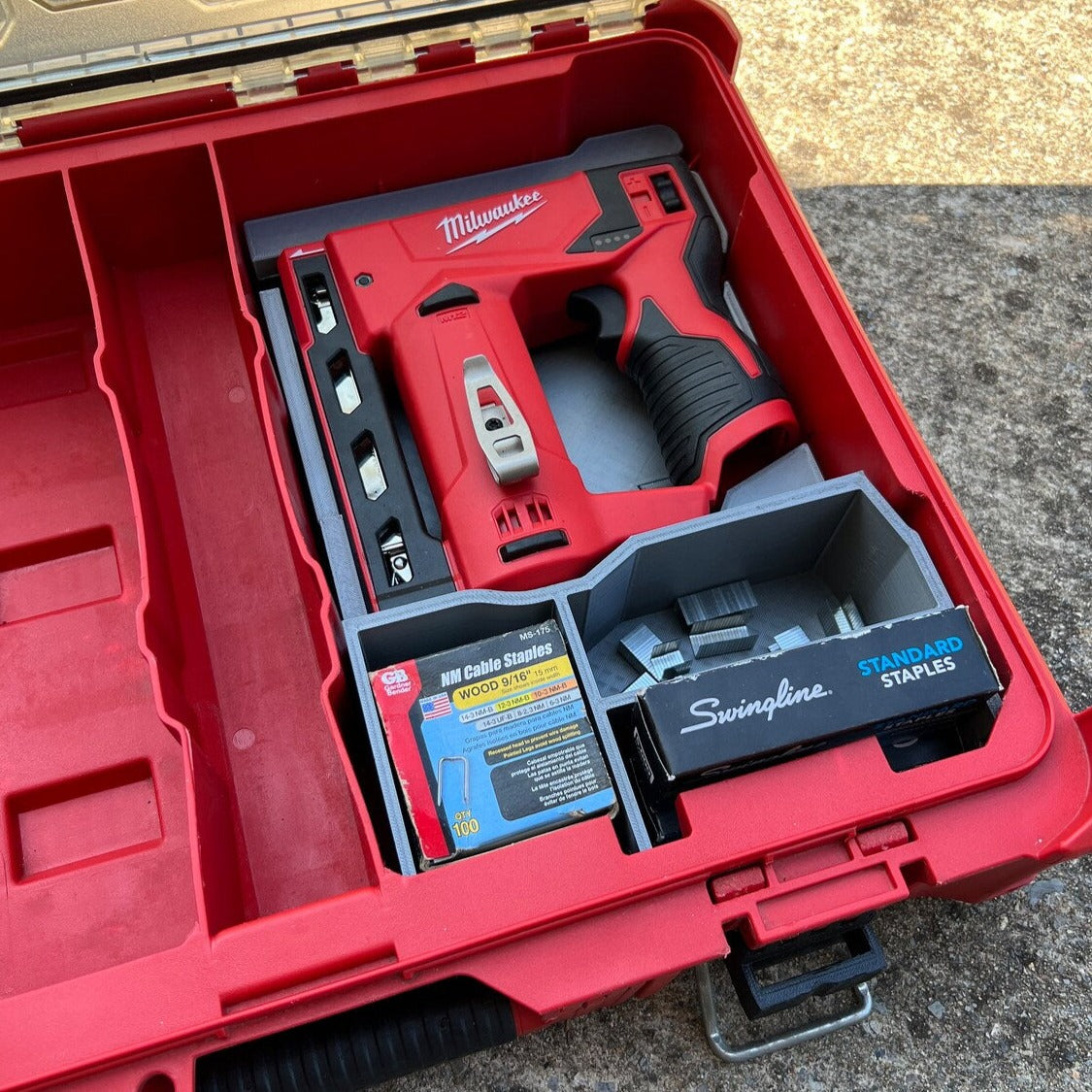 M12 Stapler Insert for Packout Organizer By Stackout3D – Tradie Mods