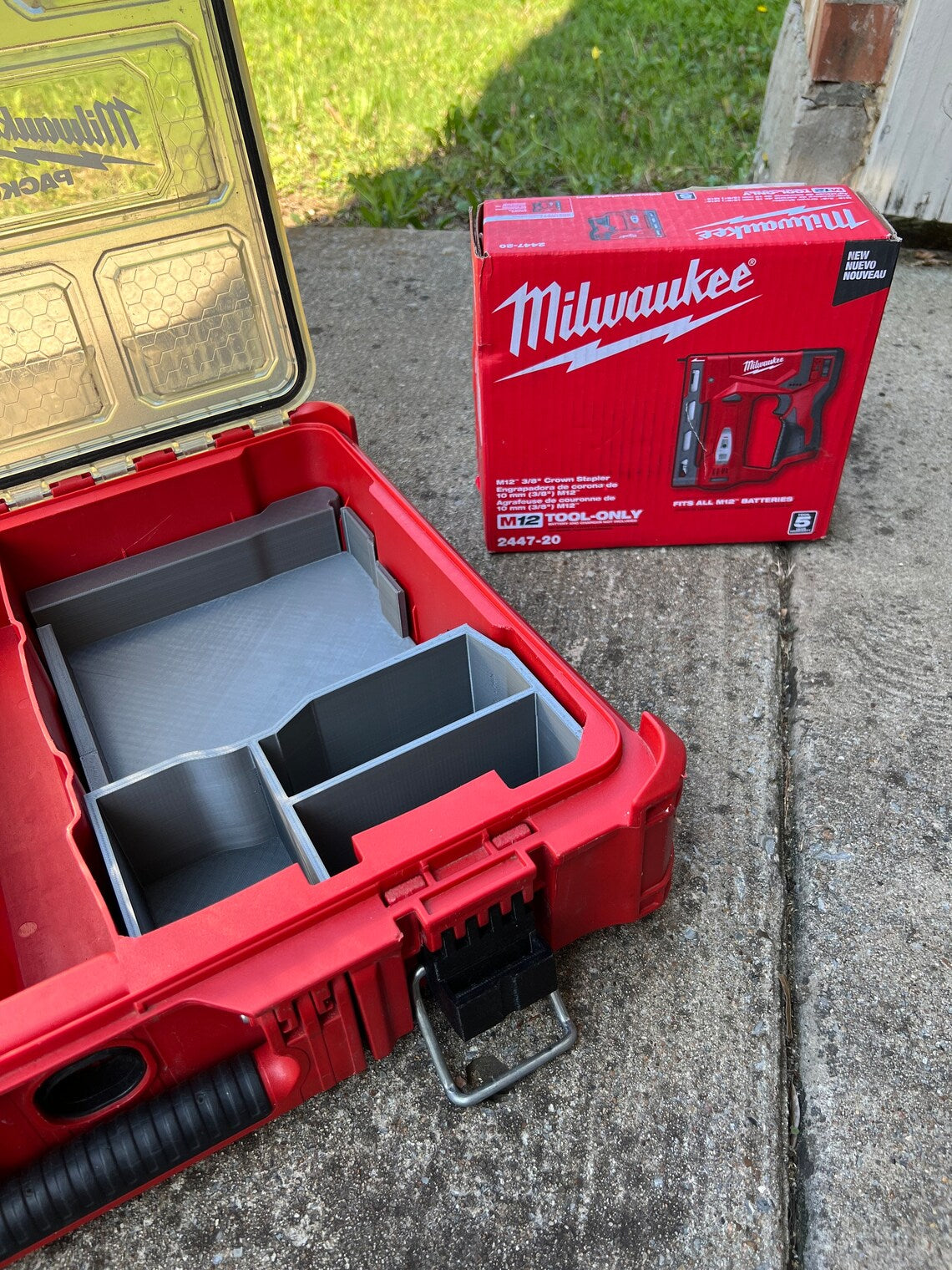 M12 Stapler Insert for Packout Organizer By Stackout3D – Tradie Mods