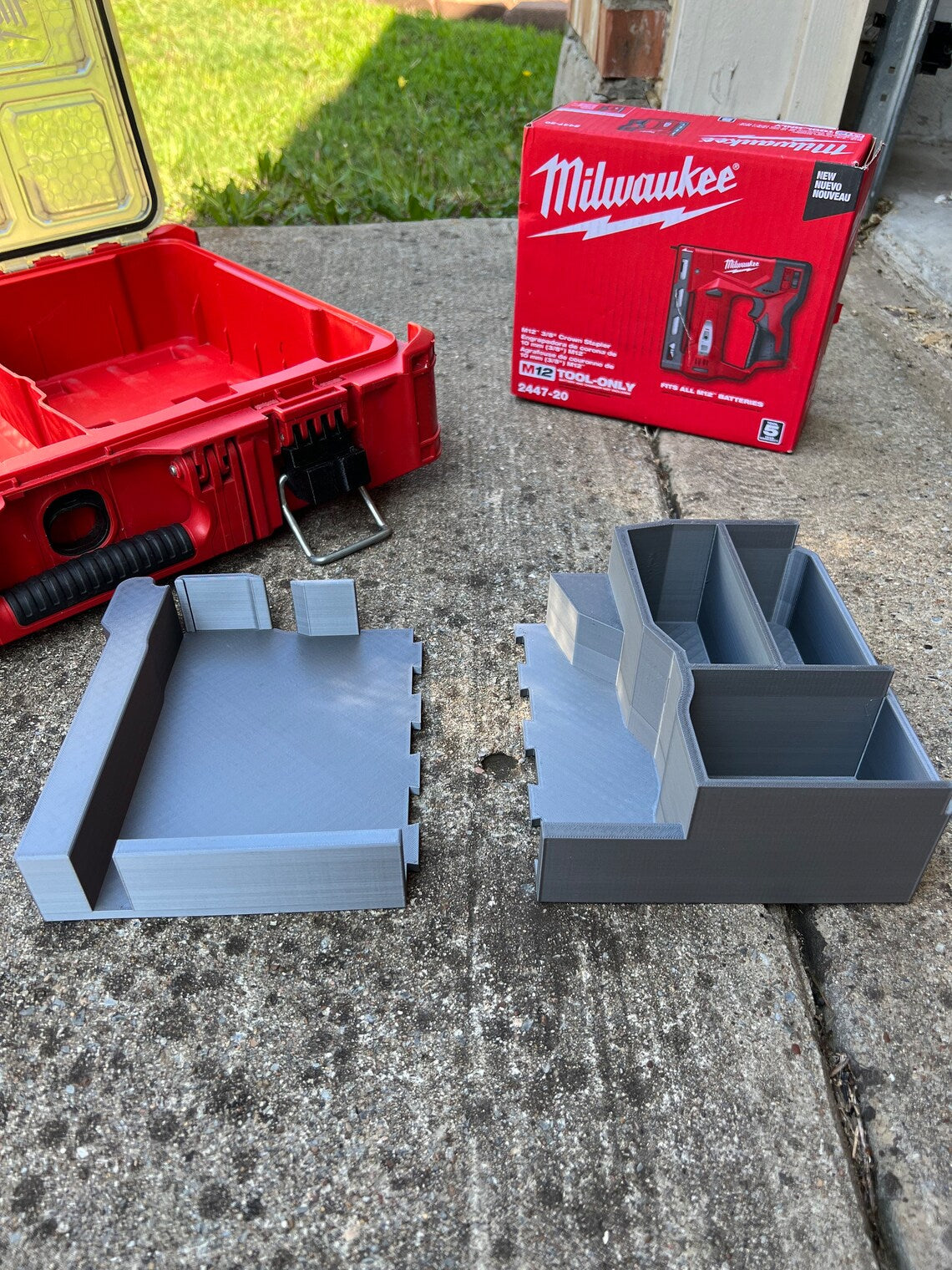M12 Stapler Insert for Packout Organizer By Stackout3D – Tradie Mods