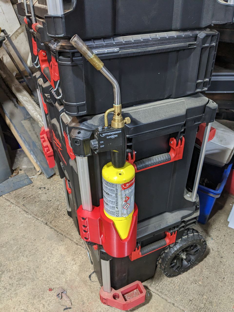 Rail Mount Blow Torch Holder By Louis Hepburn