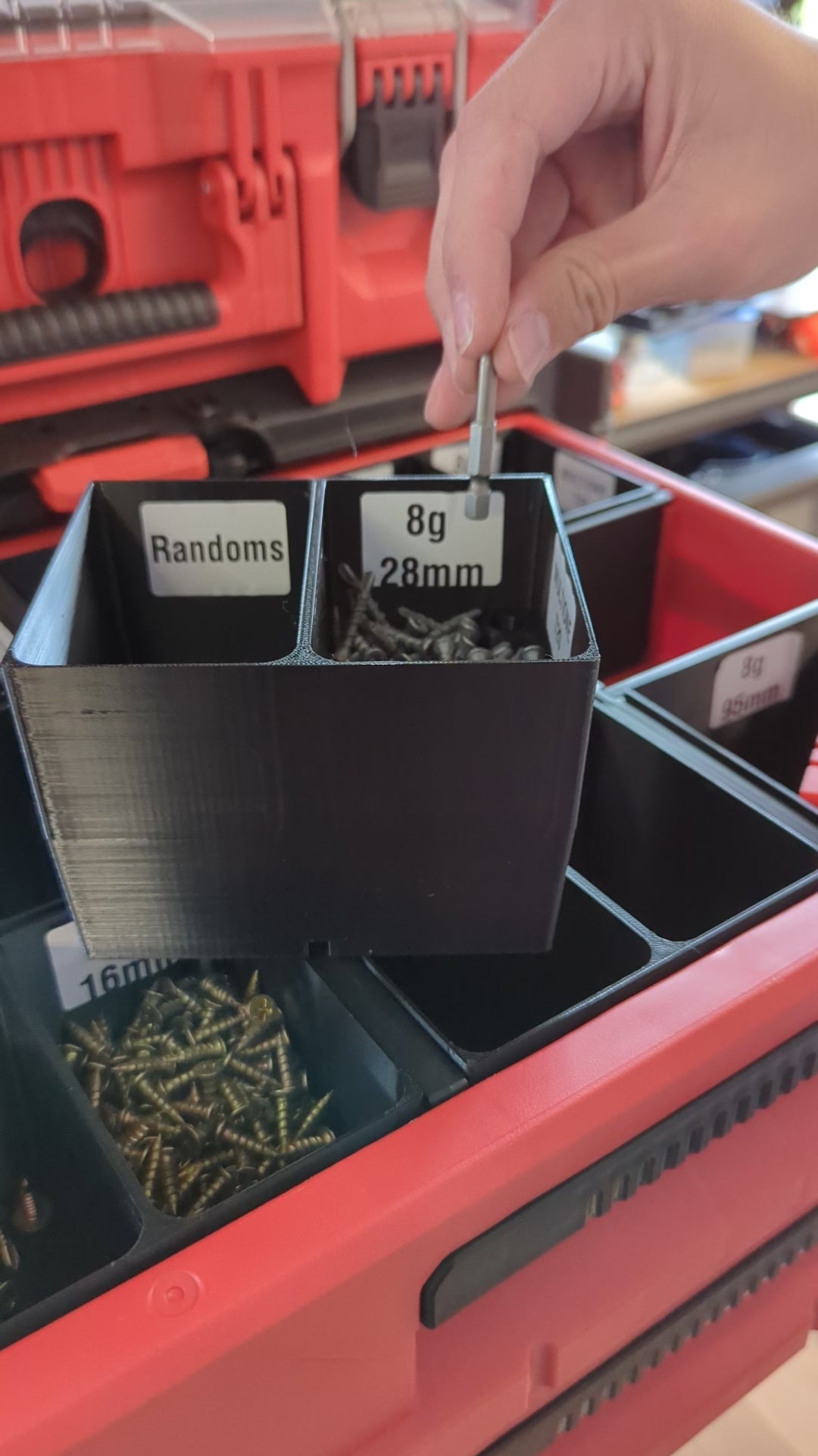 Milwaukee Packout Packout 3 Draw Divider Tubs V2 (easy-scoop) – Tradie Mods