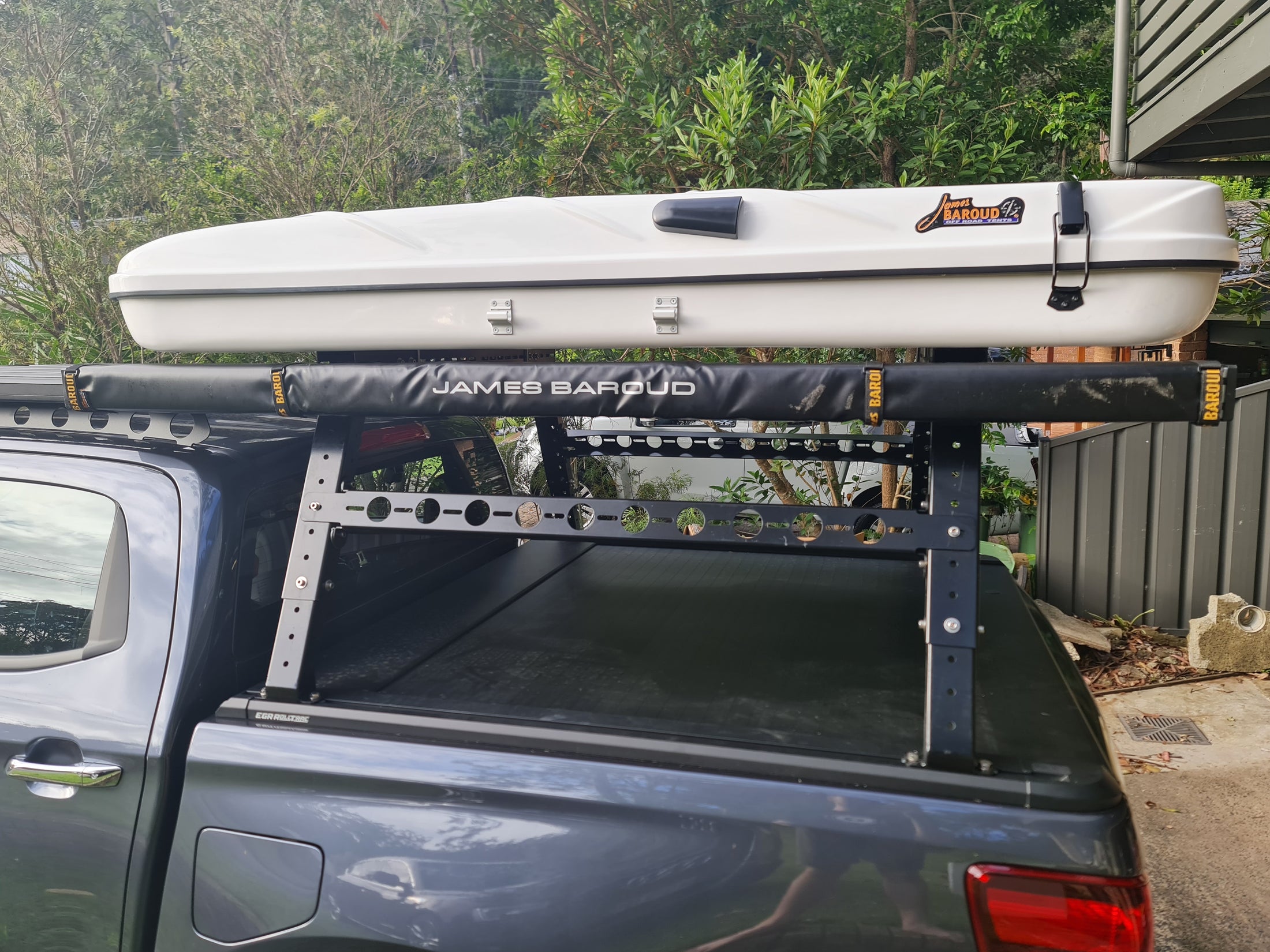 90 Degree Awning Side Mount Mod for Ozroo Style Tub Rack – Tradie Mods