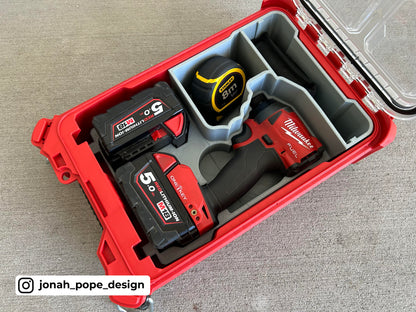 M18 Impact Gen 3 Storage Insert for Compact Organiser By Jonah Pope Design