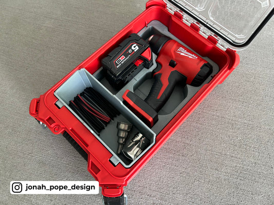 M18 Heat Gun Insert for Compact Organiser By Jonah Pope Design