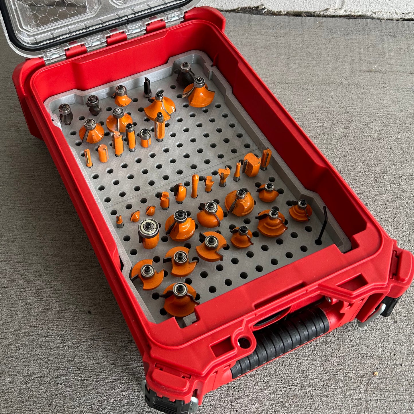 Router Bit Storage Insert for Compact Organiser By Jonah Pope Design