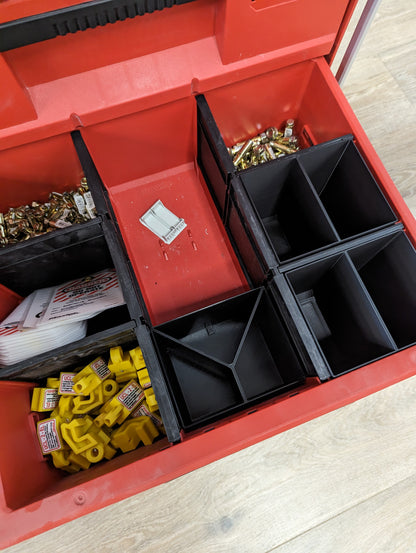Milwaukee Packout Packout 2 Draw Divider Tubs V1