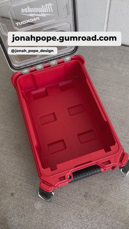 M12 Pin Nailer Storage Insert for Compact Organiser By Jonah Pope Design